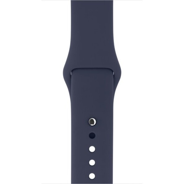 Силиконовый ремешок для Apple Watch (темно-синий)