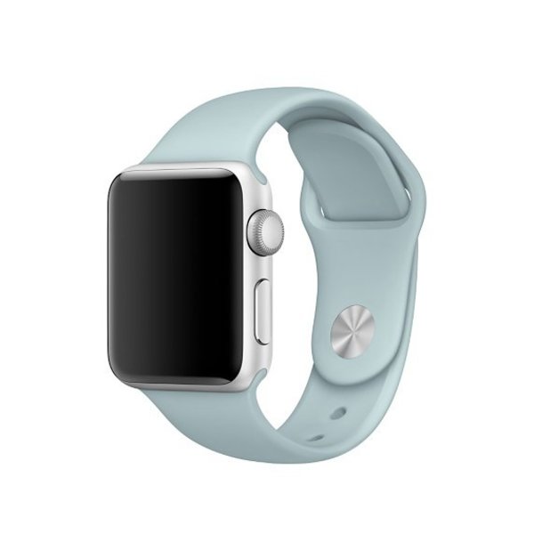 Силиконовый ремешок для Apple Watch 38/40 S/M (бирюзовый)
