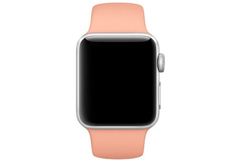Силиконовый ремешок для Apple Watch 42/44 (фламинго)