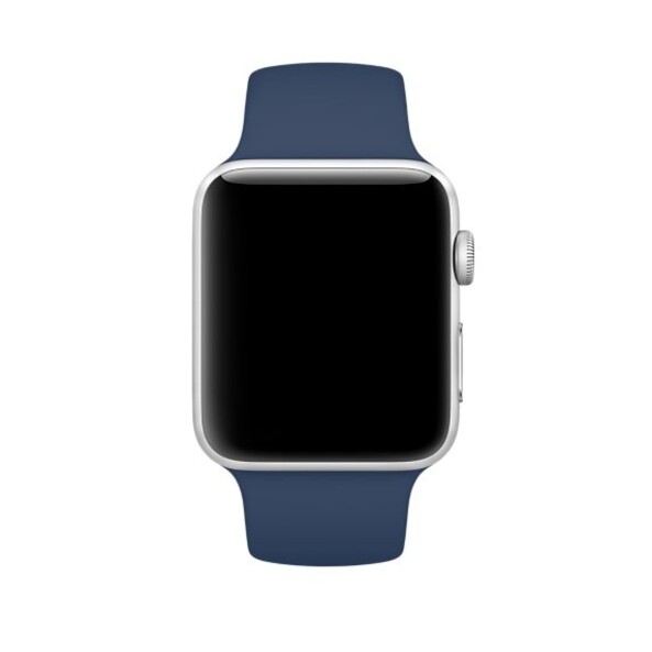 Силиконовый ремешок для Apple Watch (кобальт)