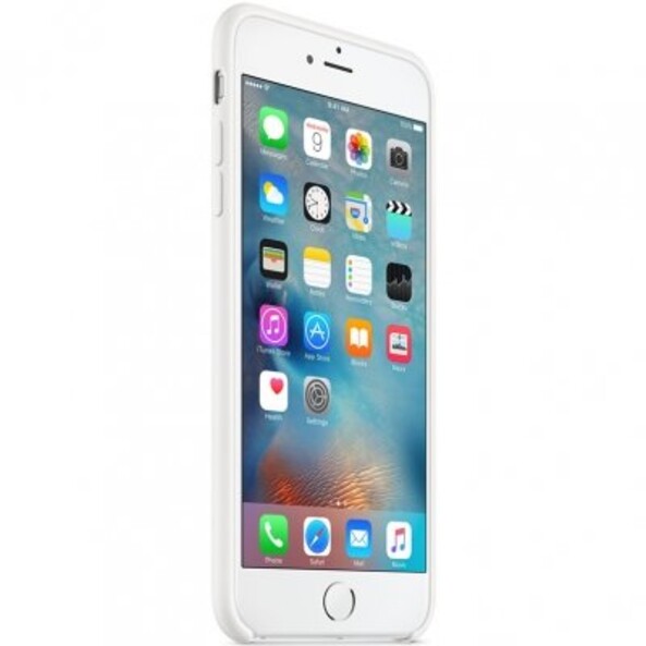 Силиконовый чехол для iPhone 6/6S (белый)