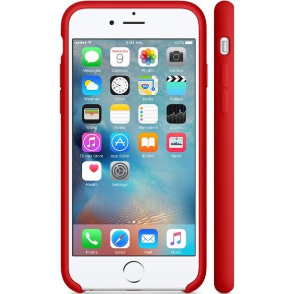 Силиконовый чехол для iPhone 6 Plus/6S Plus (красный, Product Red)