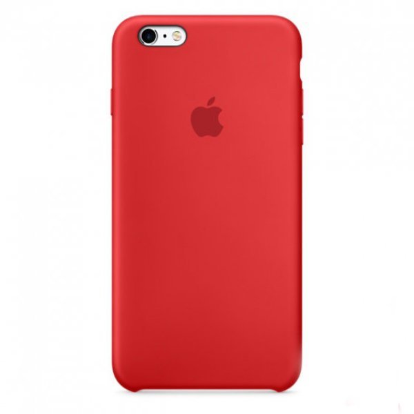 Силиконовый чехол для iPhone 6/6S (красный, Product Red)