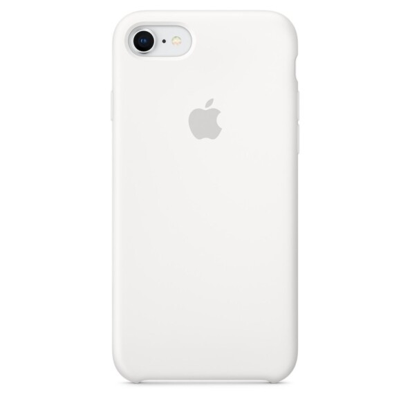 Силиконовый чехол для iPhone 7/8 (белый)
