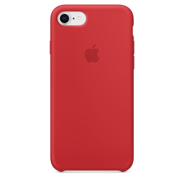 Силиконовый чехол для iPhone 7/8 (красный)