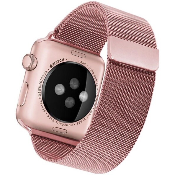 Миланский ремешок для Apple Watch (розовое золото)