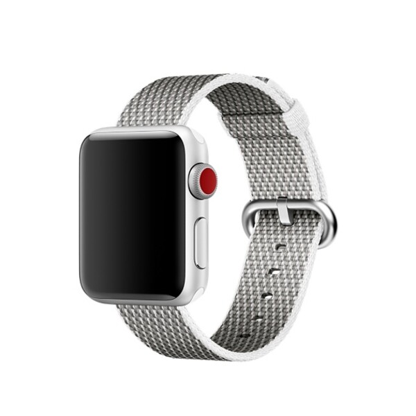 Нейлоновый ремешок для Apple Watch (белая сетка)