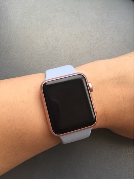 Силиконовый ремешок для Apple Watch 42/44 M/L (лаванда)