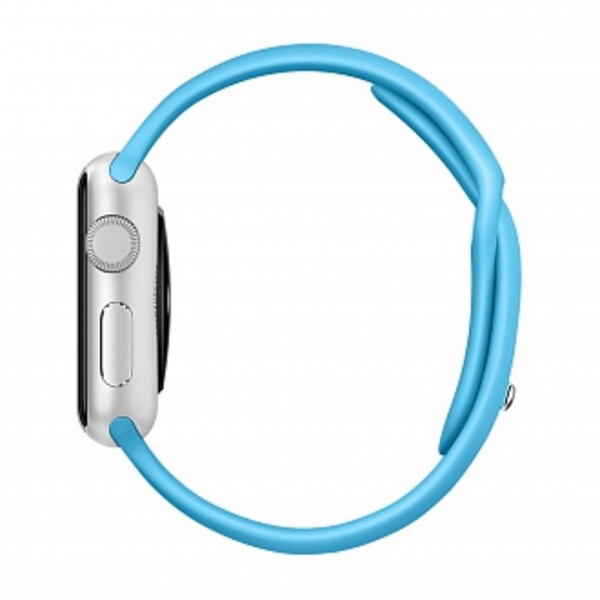 Силиконовый ремешок для Apple Watch (голубой)