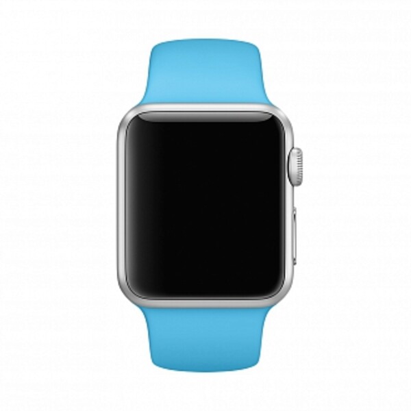 Силиконовый ремешок для Apple Watch (голубой)