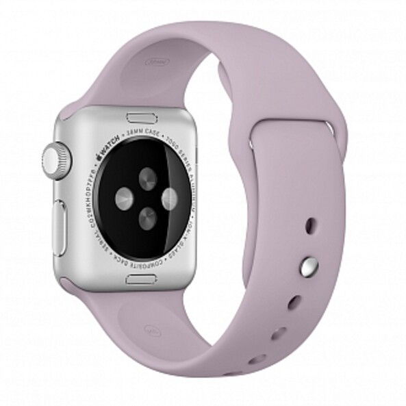 Силиконовый ремешок для Apple Watch 42/44 (сиреневый)