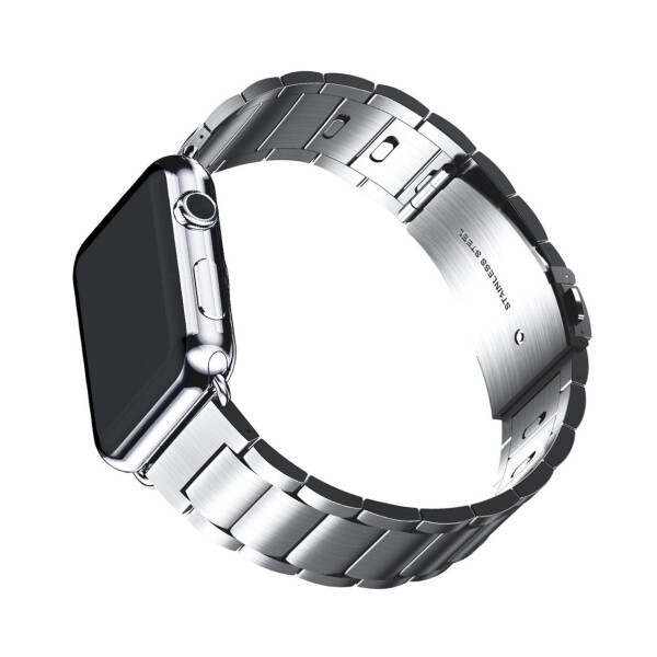 Стальной браслет Crested Steel для Apple Watch (серебристый)