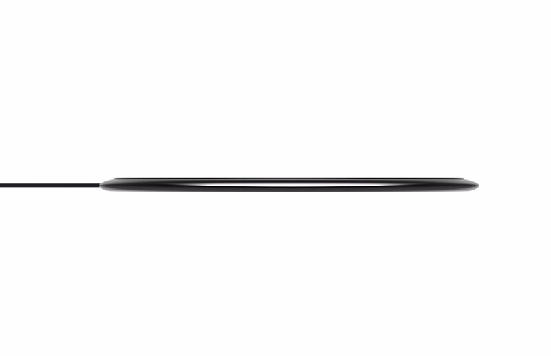 Беспроводная зарядка GG Glass Steel QI Mode (розовый песок)