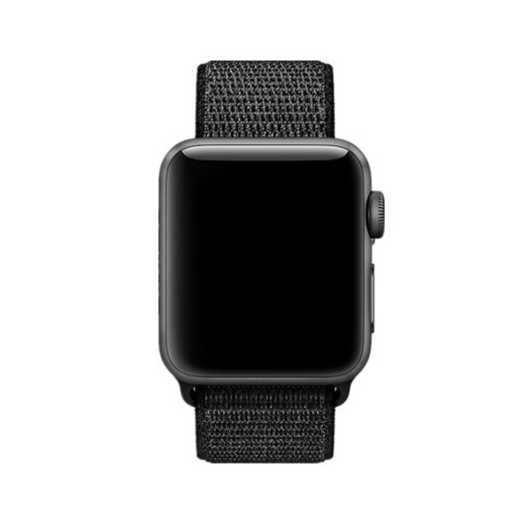 Спортивная нейлоновая петля для Apple Watch (черный)