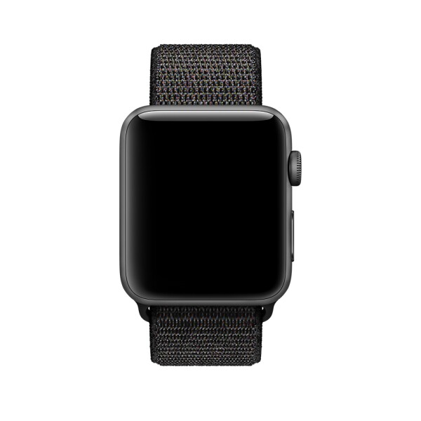 Спортивная нейлоновая петля для Apple Watch (черный с вкраплениями)
