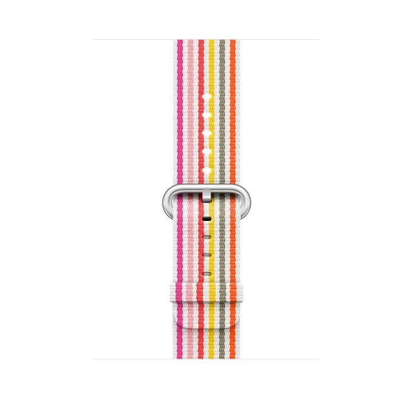 Нейлоновый ремешок для Apple Watch (розовый в полоску)