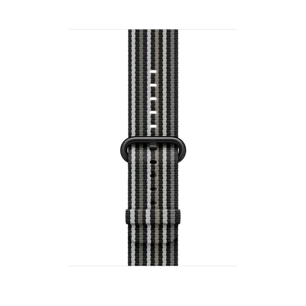 Нейлоновый ремешок для Apple Watch (черная полоска)