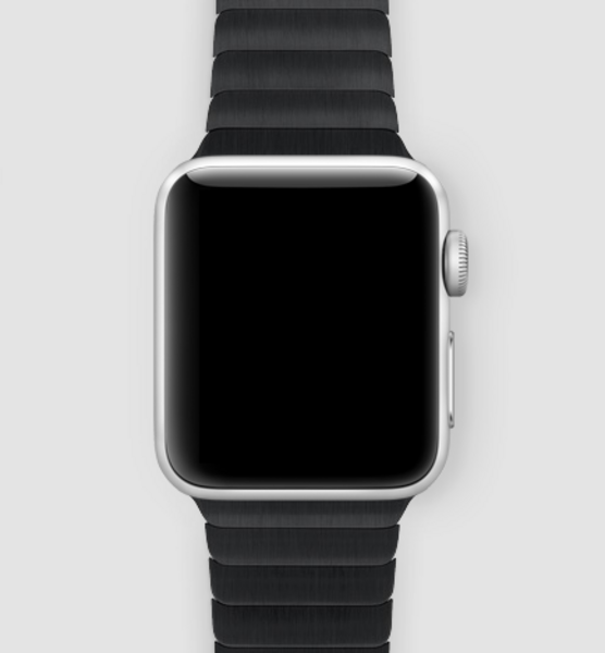 Блочный браслет для Apple Watch (черный космос)