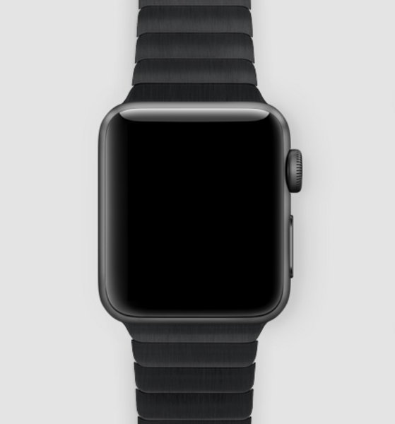 Блочный браслет для Apple Watch (черный космос)