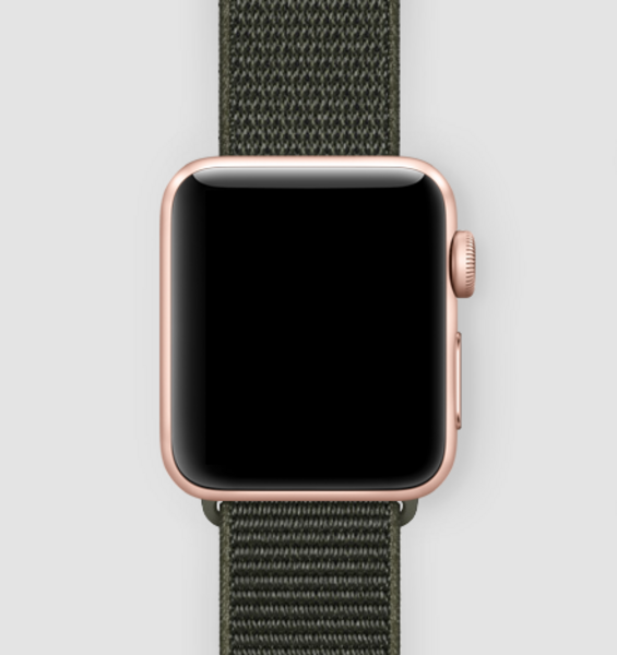 Спортивная нейлоновая петля для Apple Watch (рабочий хакки)