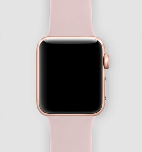 Силиконовый ремешок для Apple Watch (розовый песок)