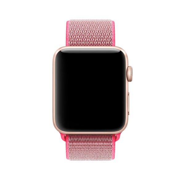 Спортивная нейлоновая петля для Apple Watch (розовый зной)