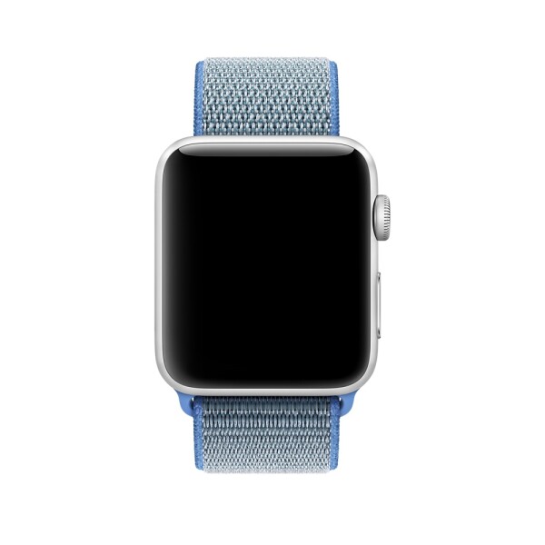 Спортивная нейлоновая петля для Apple Watch (голубое озеро)