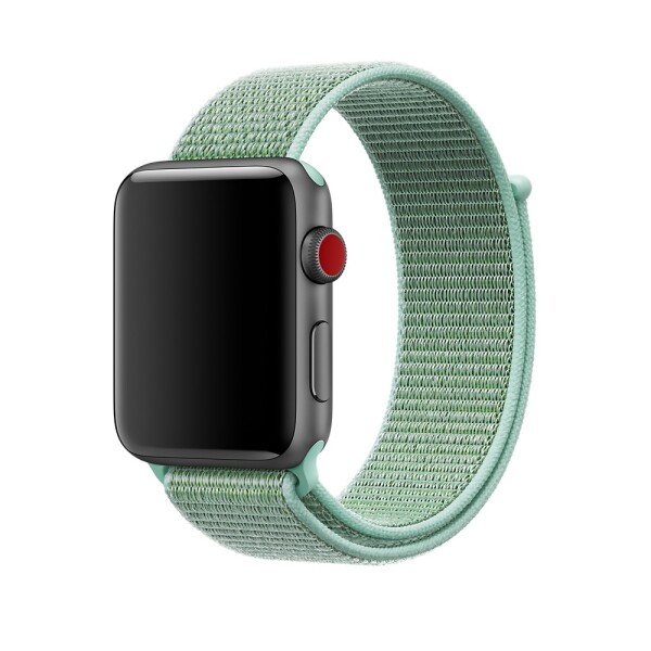 Спортивная нейлоновая петля для Apple Watch (зеленая лагуна)