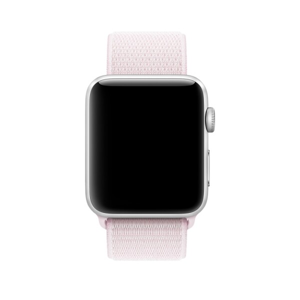 Спортивная нейлоновая петля для Apple Watch (жемчужно-розовый)