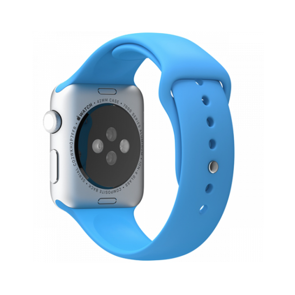Силиконовый ремешок для Apple Watch (голубой)