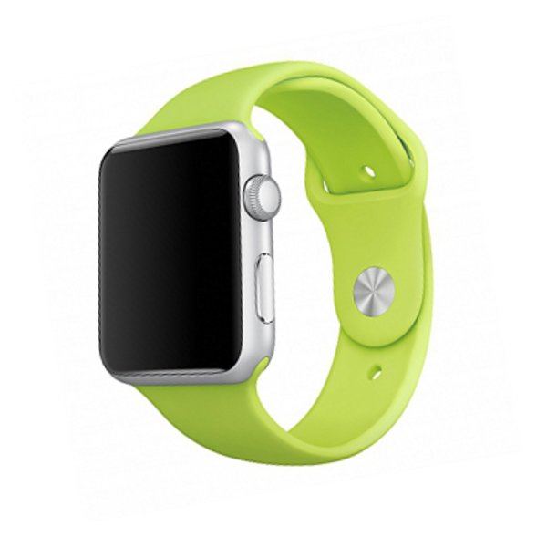 Силиконовый ремешок для Apple Watch 42/44 M/L (зеленый)