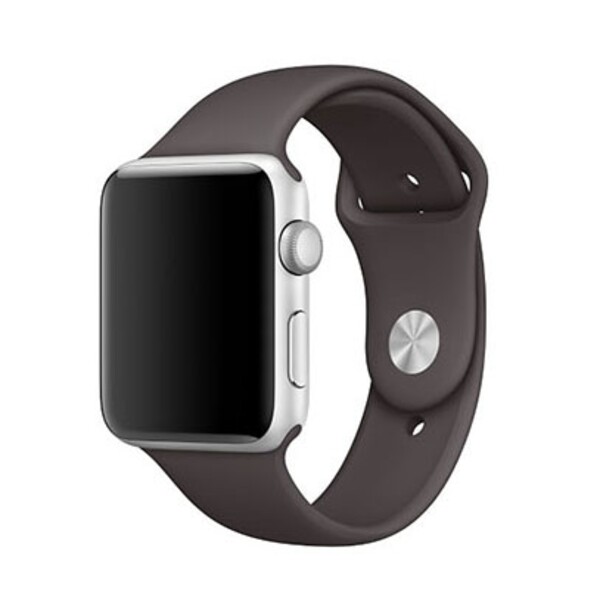 Силиконовый ремешок для Apple Watch (какао)