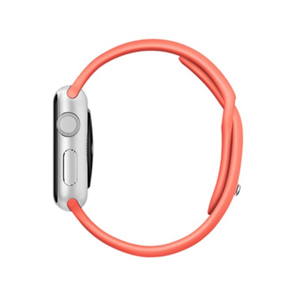 Силиконовый ремешок для Apple Watch 42/44 M/L (коралловый)