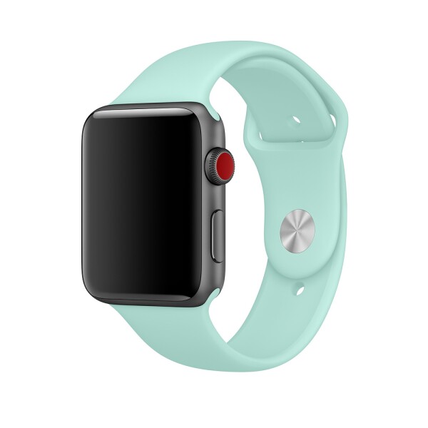 Силиконовый ремешок для Apple Watch (морской зеленый)