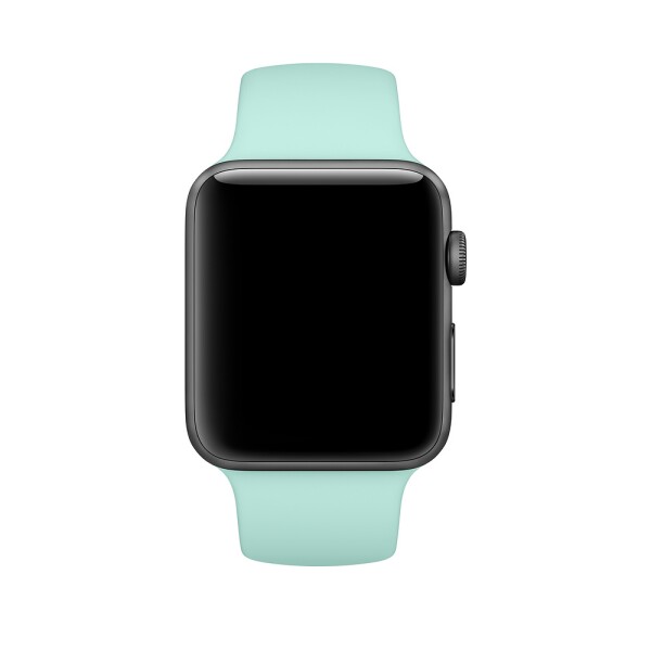 Силиконовый ремешок для Apple Watch (морской зеленый)