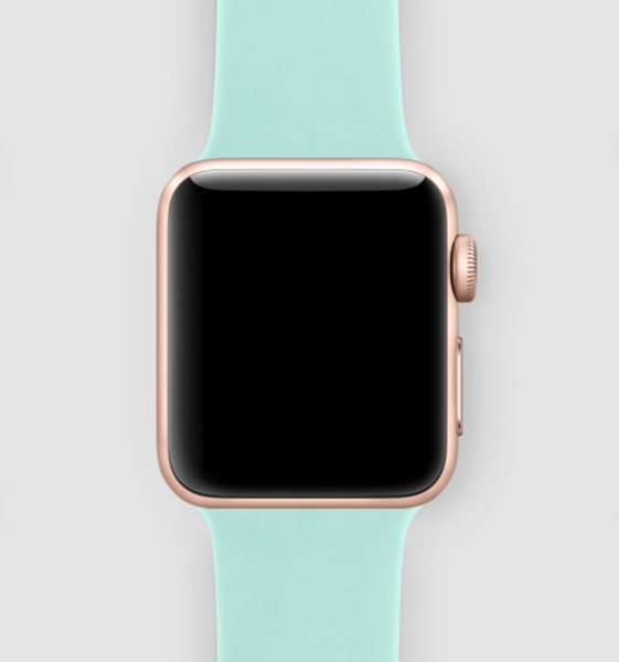 Силиконовый ремешок для Apple Watch (морской зеленый)