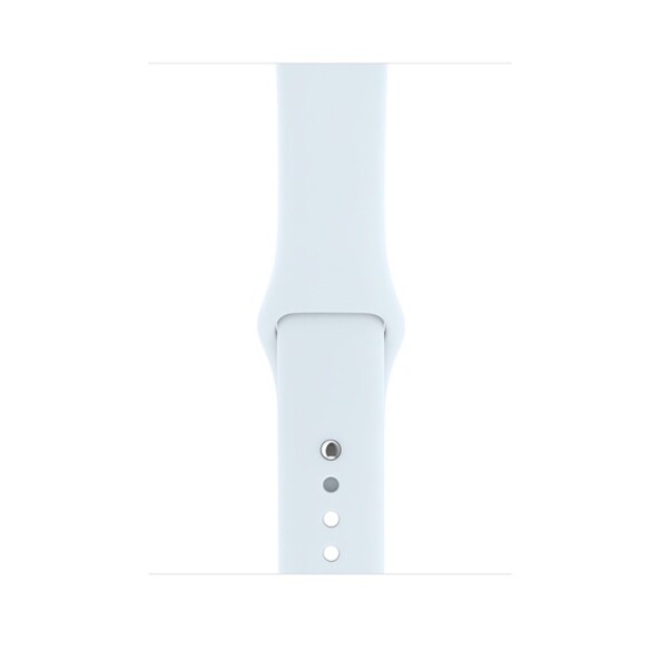 Силиконовый ремешок для Apple Watch (небесный голубой)