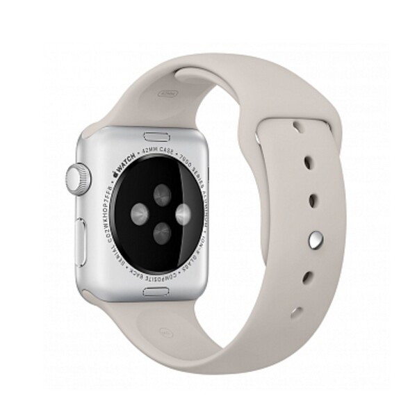 Силиконовый ремешок для Apple Watch (морская галька)