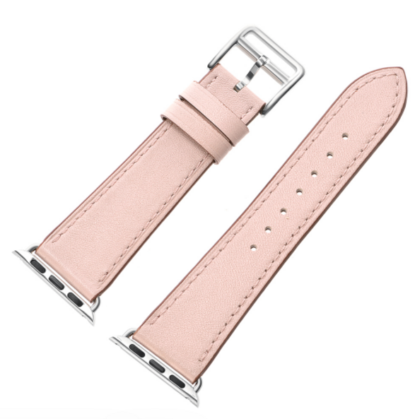 Кожаный ремешок HM Style для Apple Watch (розовый песок)