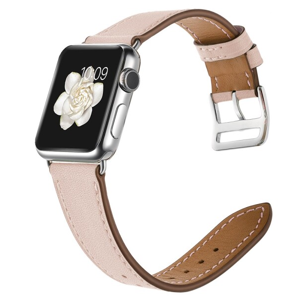 Кожаный ремешок HM Style для Apple Watch (розовый песок)