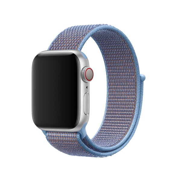 Спортивная нейлоновая петля для Apple Watch 38/40 (небесно-голубой)