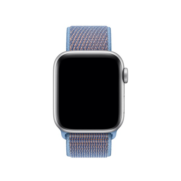 Спортивная нейлоновая петля для Apple Watch 38/40 (небесно-голубой)