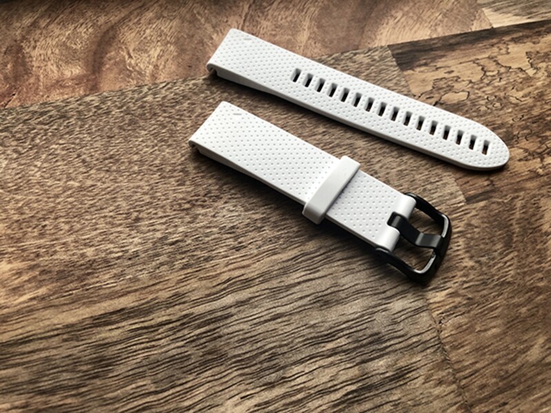 Силиконовый ремешок для Garmin Fenix 5S/6S (белый)