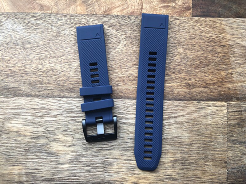 Силиконовый ремешок для Garmin Fenix 5/6 (темно-синий)