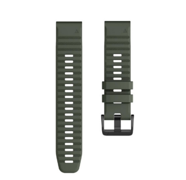 Силиконовый ремешок для Garmin Fenix 6X (хаки)