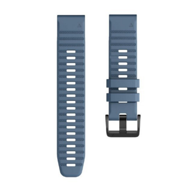 Силиконовый ремешок для Garmin Fenix 6X (синяя дымка)