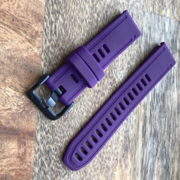 Силиконовый ремешок для Garmin Fenix 6S (фиолетовый)