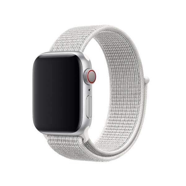 Спортивная нейлоновая петля для Apple Watch 42/44 (ярко-белый)