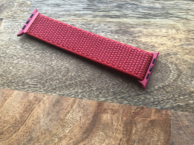 Спортивная нейлоновая петля для Apple Watch (красный)