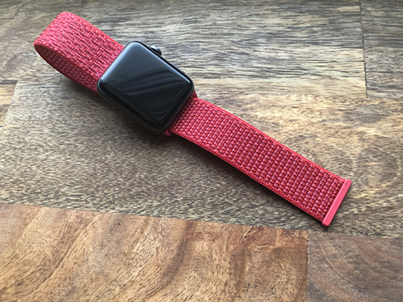 Спортивная нейлоновая петля для Apple Watch (красный)